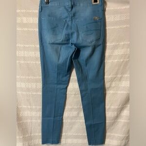 Seven7 Est 1946 Mid-Rise Ankle Skinny Blue Pants
